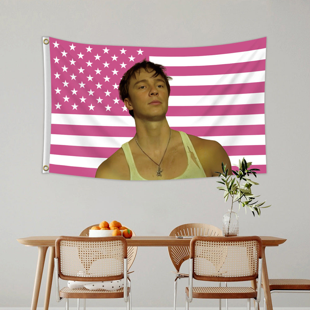 Drew Starkey Tapestry Flag