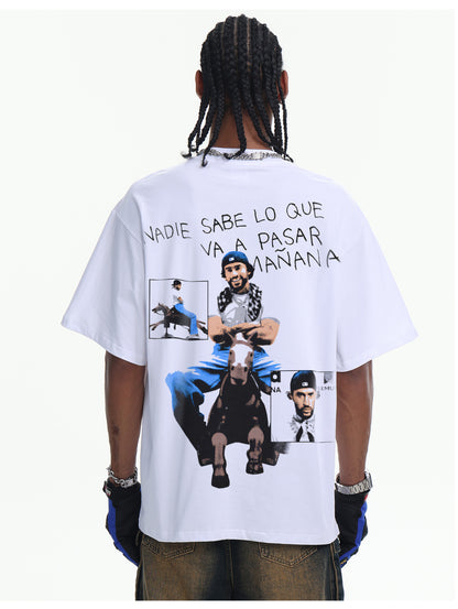Bad Bunny Signature Face T-Shirt