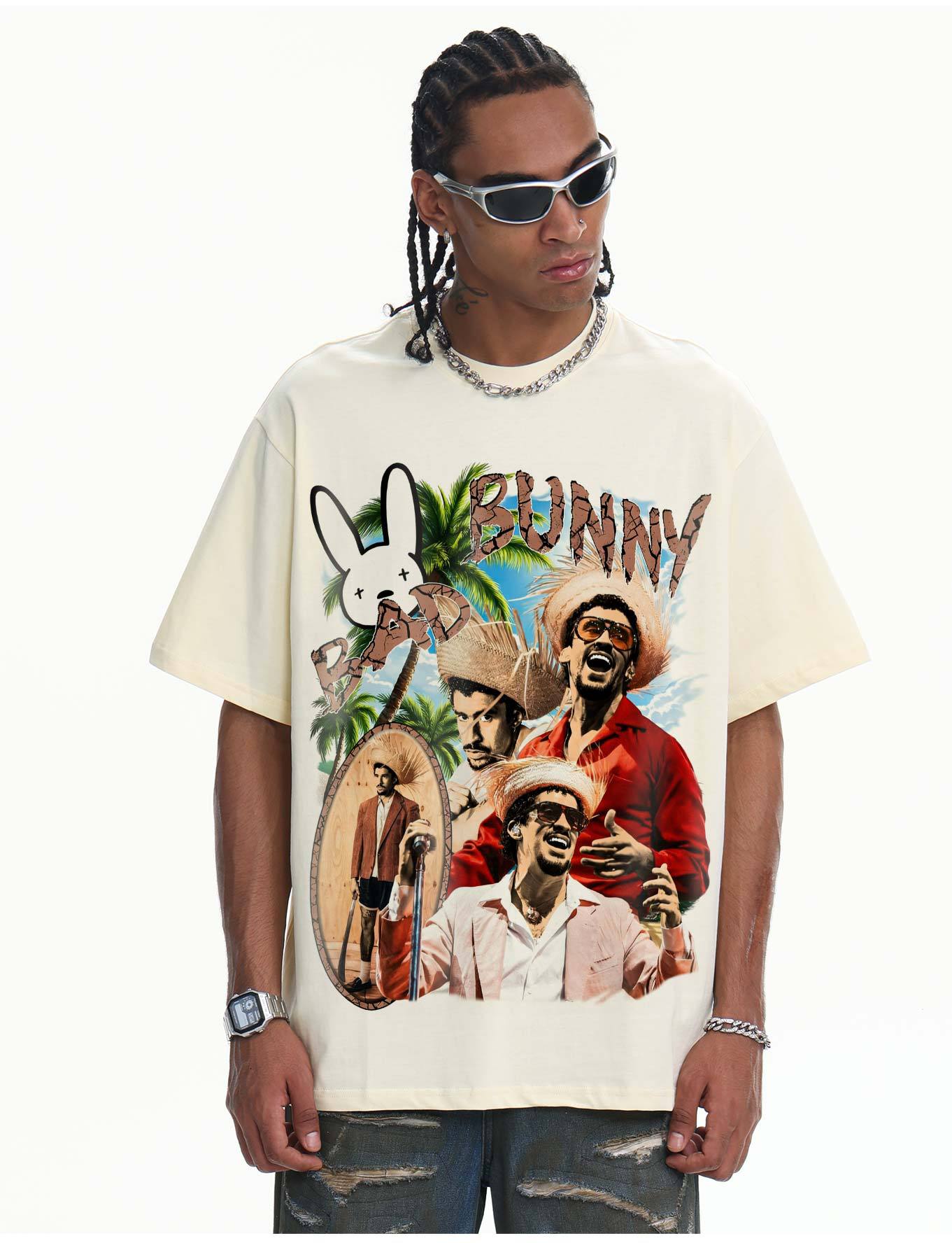 Bad Bunny Collage T-Shirt