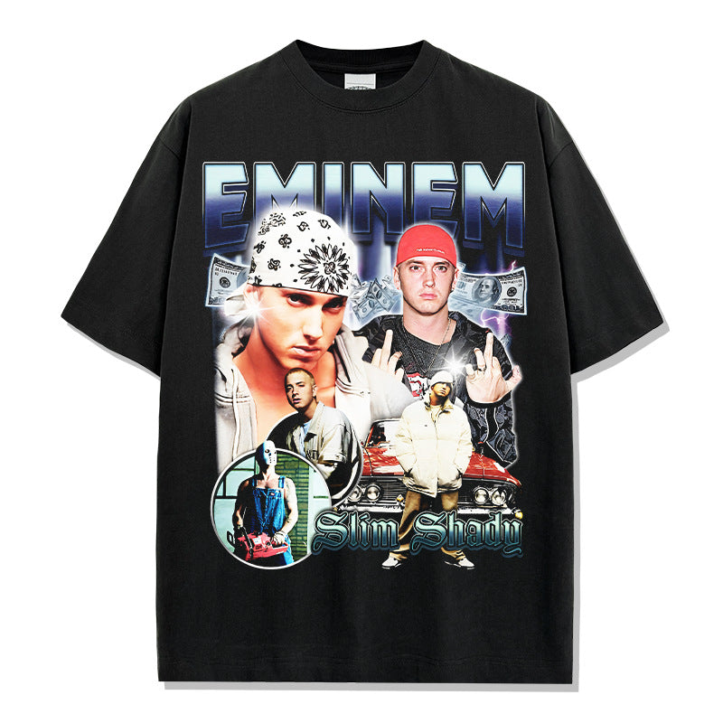 Eminem Slim Shady Blue Montage T-shirt