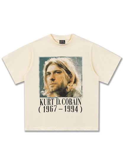 Nirvana Kurt D. Cobain Homage T-Shirt