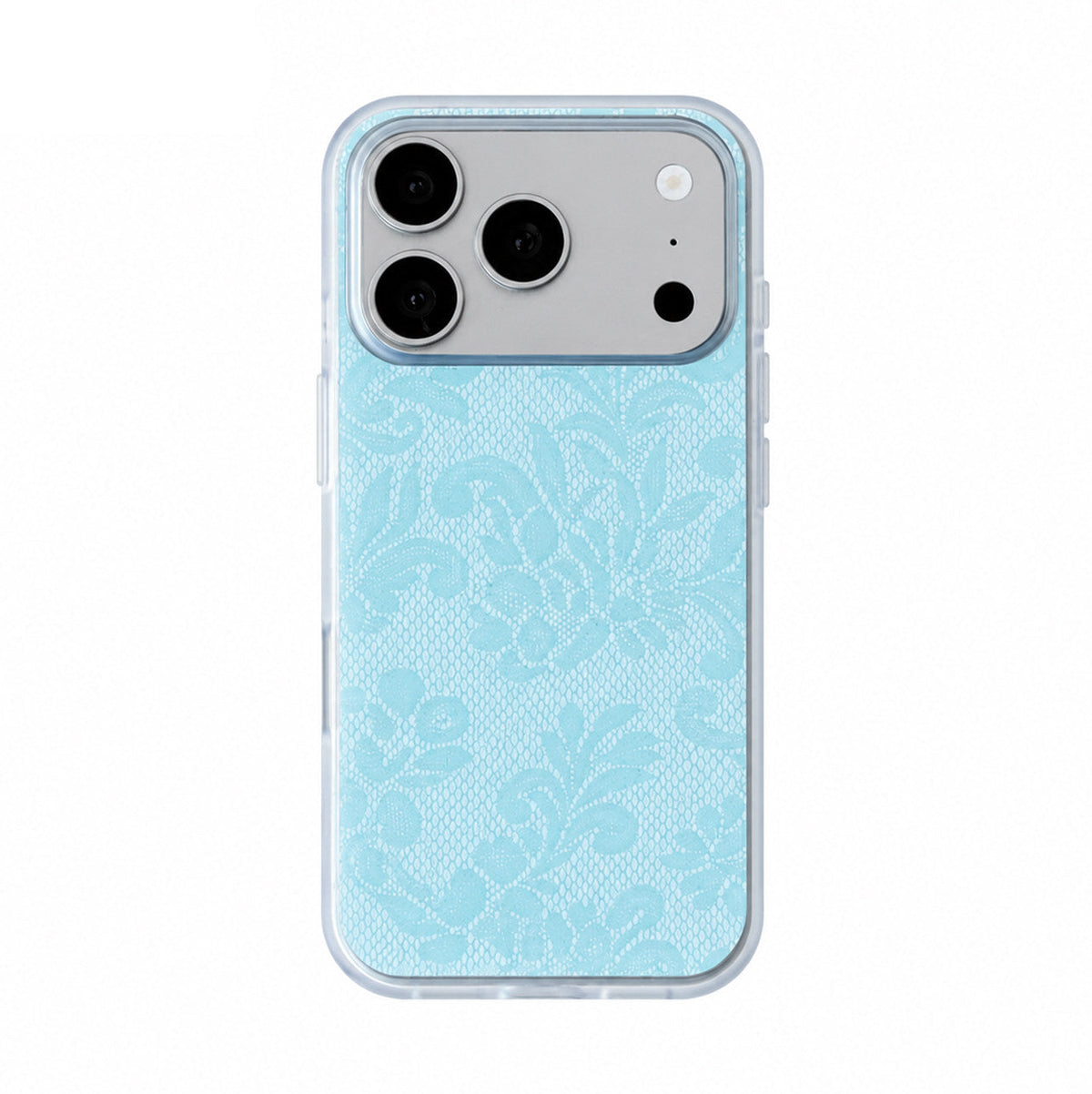 Light Blue Lace iPhone Case