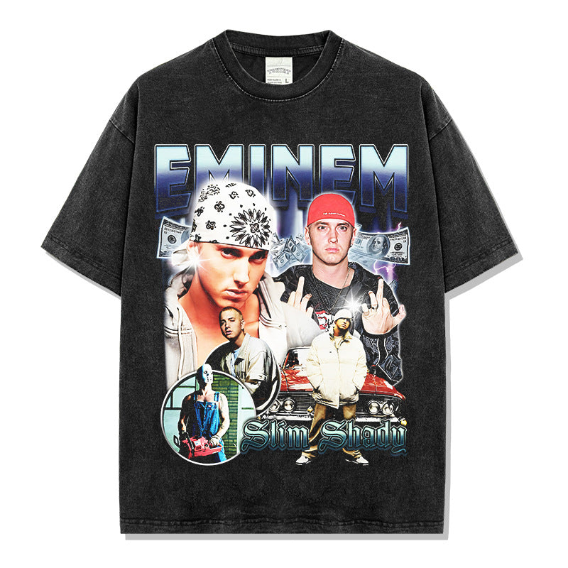 Eminem Slim Shady Blue Montage T-shirt