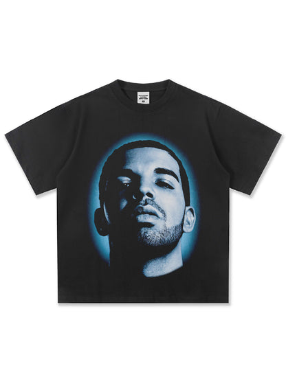 Drake Head T-Shirt Blue Design