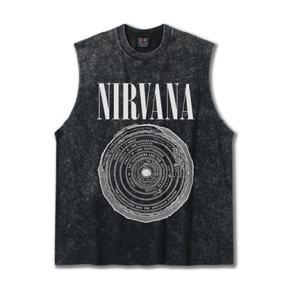 Nirvana Circle Rings Tank Top