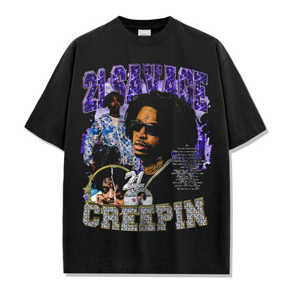 21 Savage Montage Creepin T-shirt