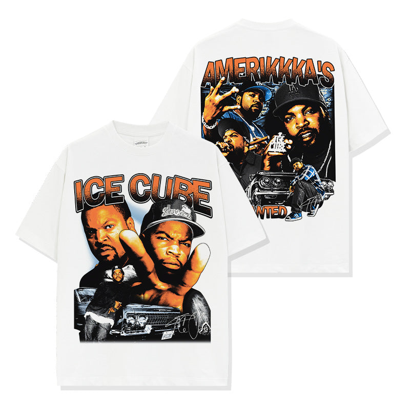 Ice Cube Double-sided Montage T-shirt