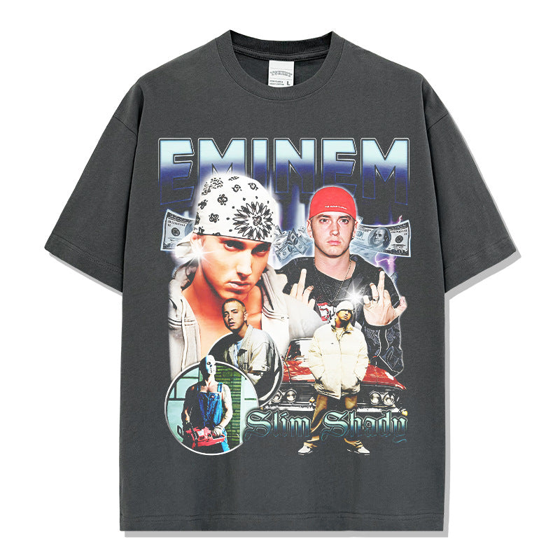 Eminem Slim Shady Blue Montage T-shirt