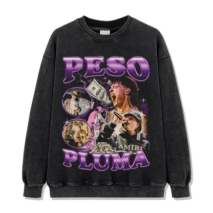 Peso Pluma Purple Montage Sweatshirt