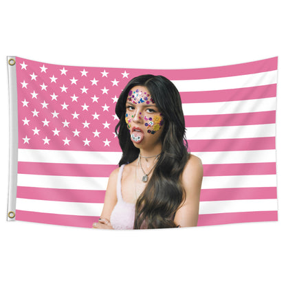 Olivia Rodrigo SOUR Tapestry Flag