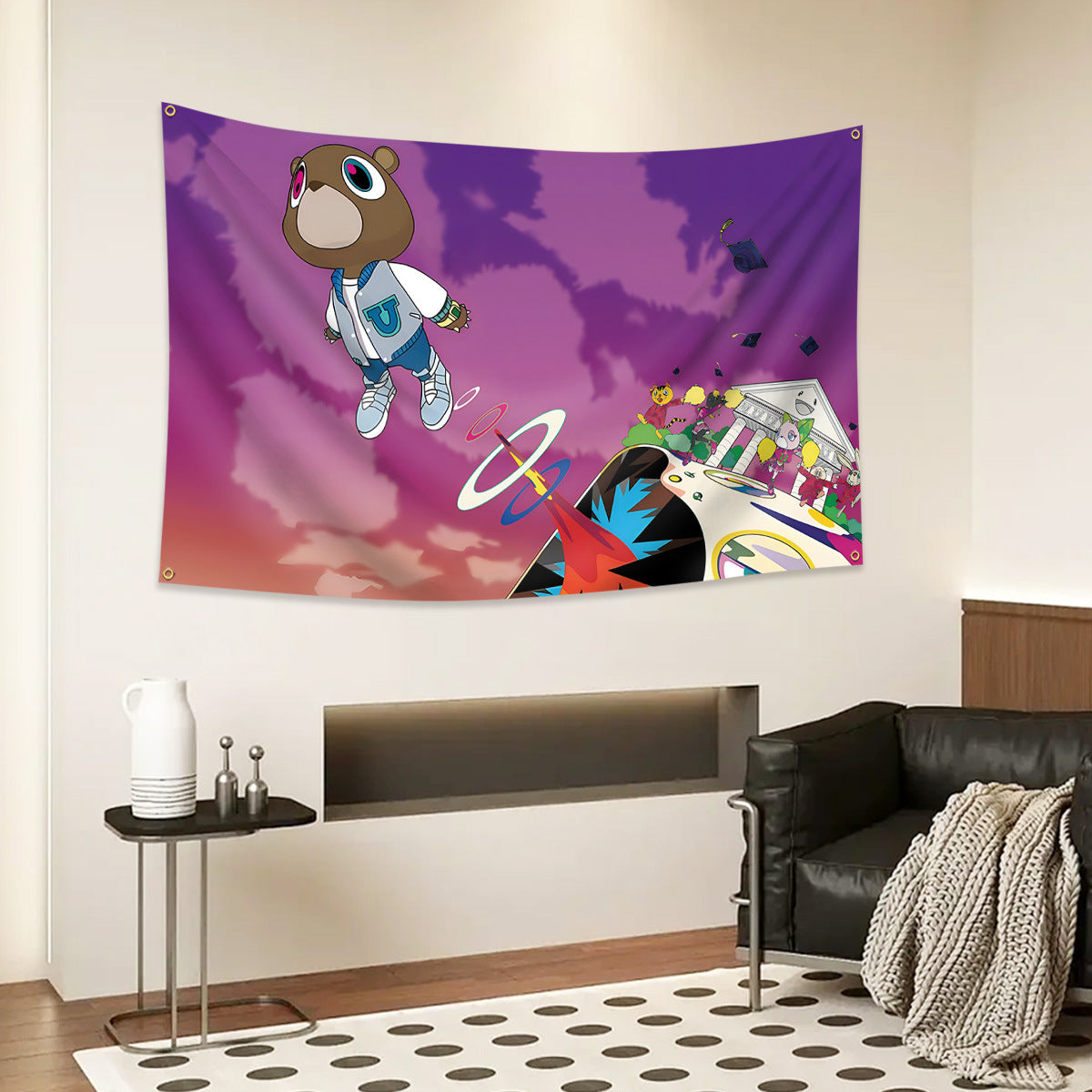 Kanye West Graduation Album Cover Tapestry