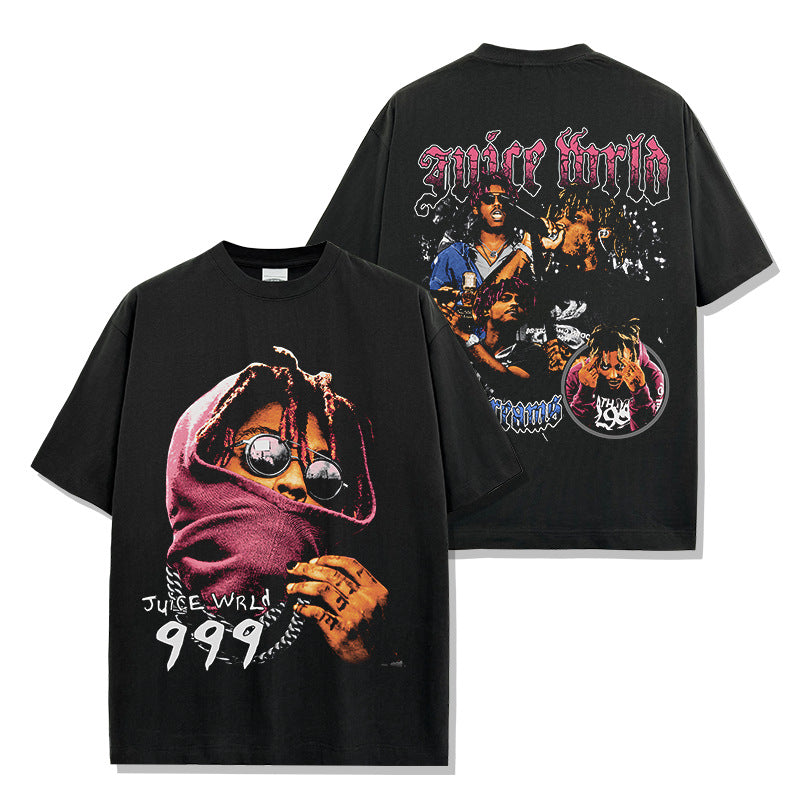 Juice WRLD 999 Montage Print T-shirt