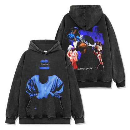 Blue-themed Kendrick Lamar Hoodie