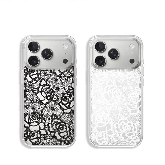 Black and White Lace iPhone Case