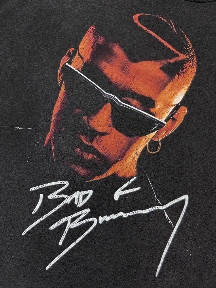 Bad Bunny Signature Face Colorful T-Shirt / Hoodie / Sweatshirt