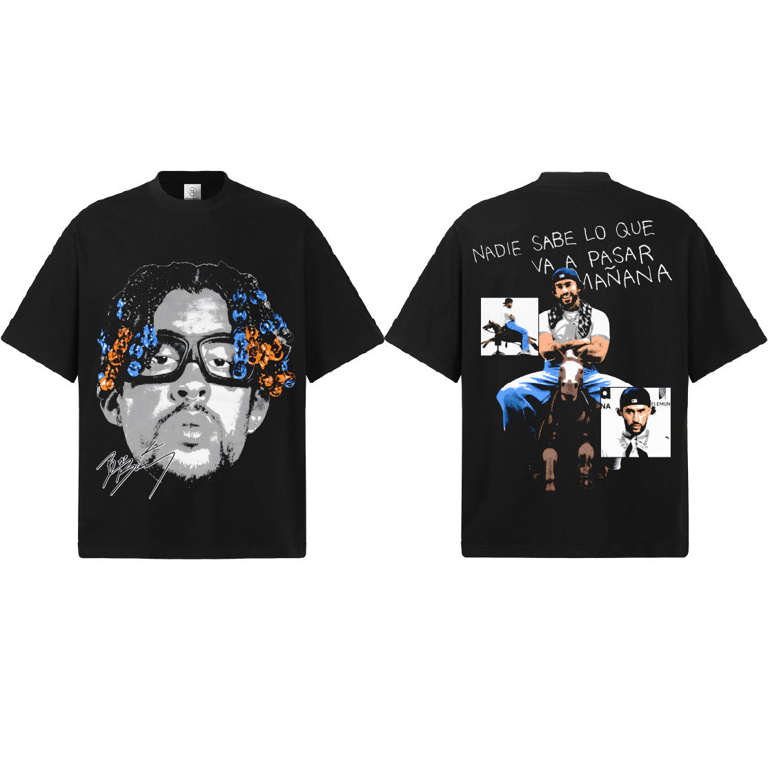 Bad Bunny Signature Face T-Shirt