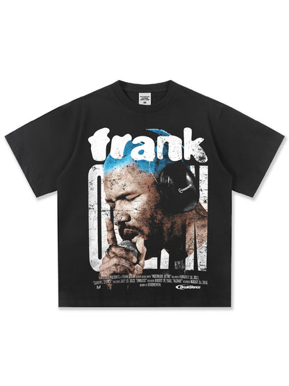 Frank Ocean Singing Retro Design T-Shirt