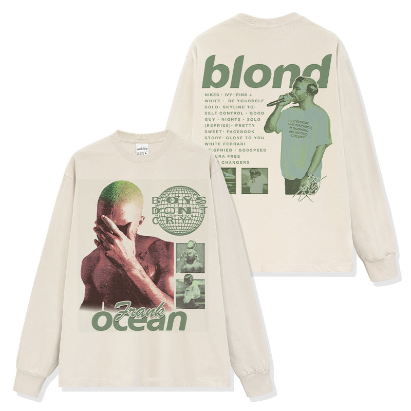 Frank Ocean Blond Album Green Montage Sweatshirt