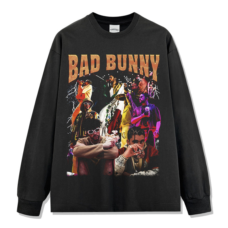 Retro Bad Bunny Collage Sweatshirt