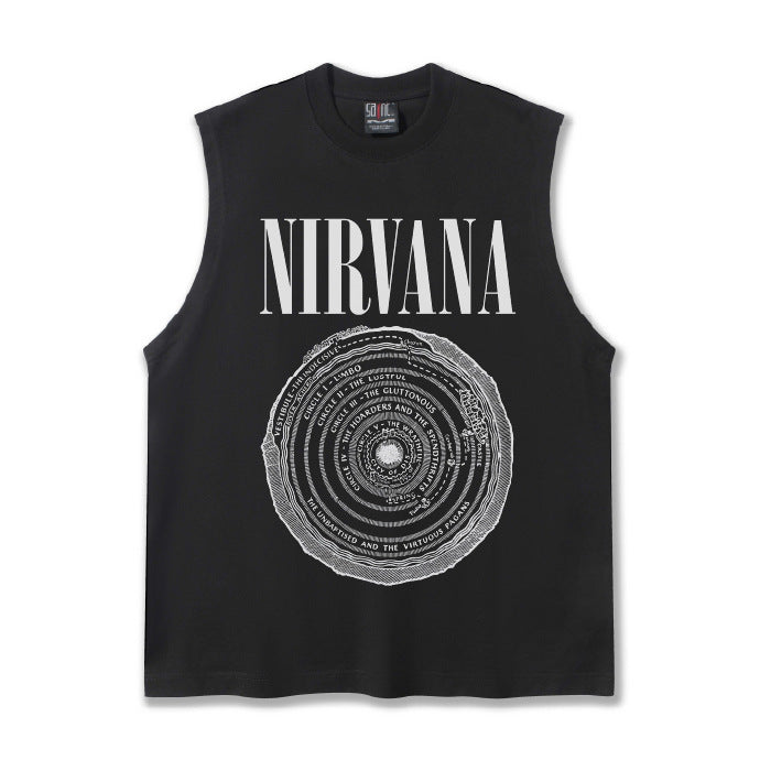 Nirvana Circle Rings Tank Top