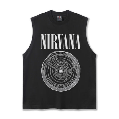 Nirvana Circle Rings Tank Top