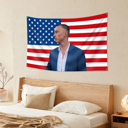 Drew Starkey Rafe Cameron USA Flag Tapestry