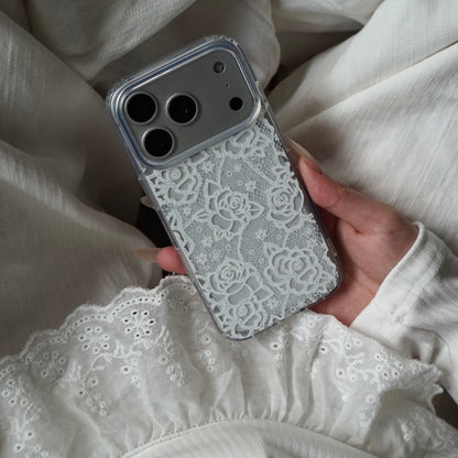 Black and White Lace iPhone Case