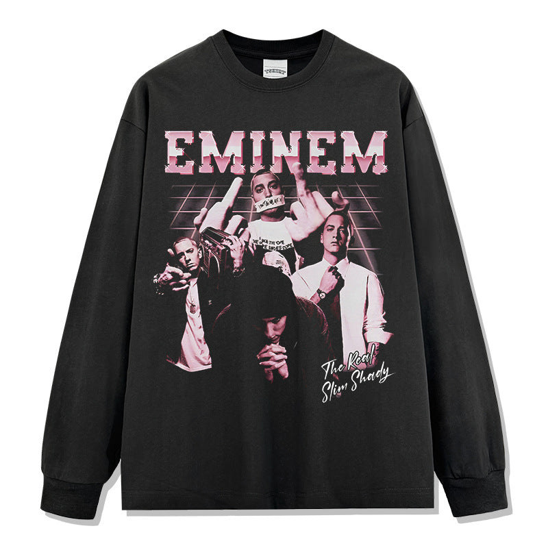 Pink Eminem Montage Sweatshirt