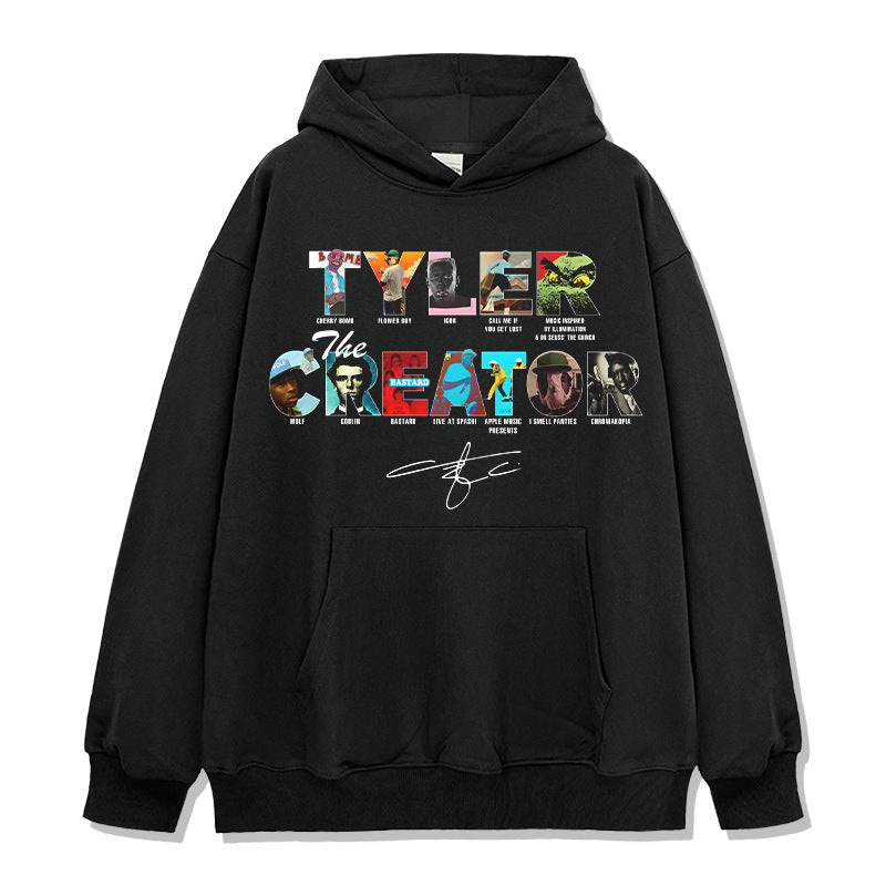 Tyler the Creator Albums Letter Montage Hoodie