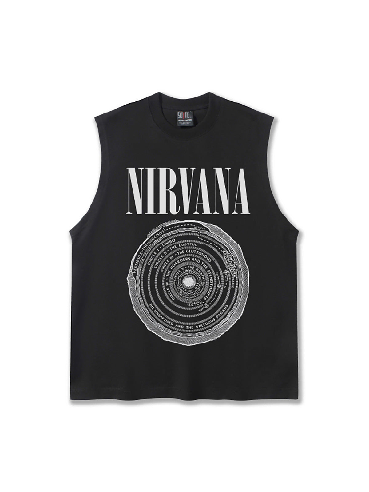 Nirvana Circle Rings Tank Top