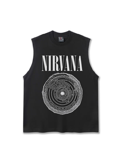 Nirvana Circle Rings Tank Top