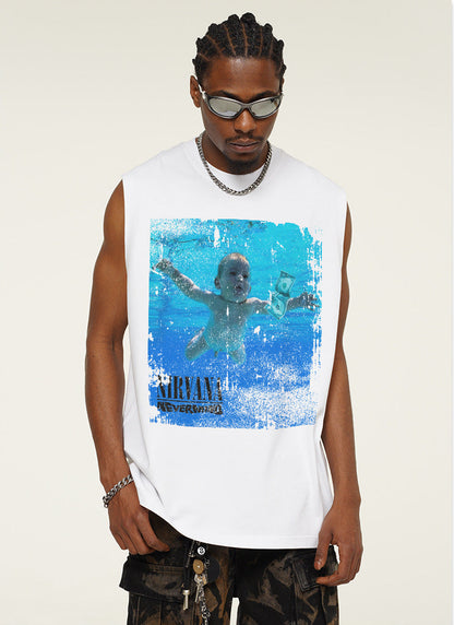 Nirvana Nevermind Album Cover Tank Top