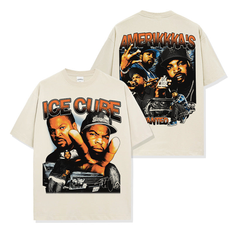 Ice Cube Double-sided Montage T-shirt