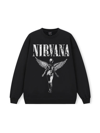 Nirvana Black and Grey - Hoodie & Sweatshirt