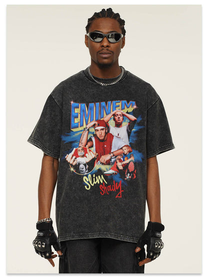 Eminem Slim Shady Montage Design T-Shirt