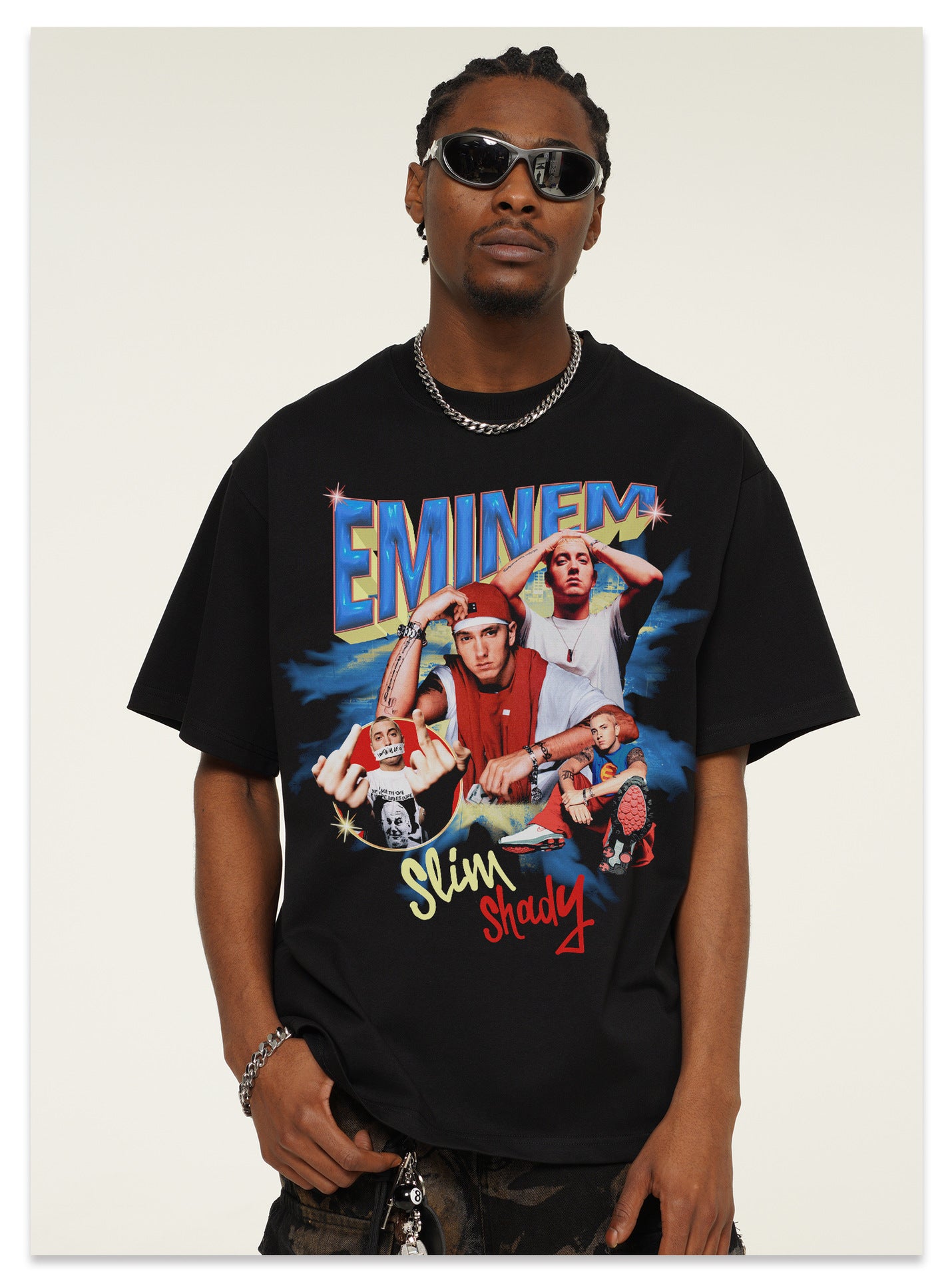 Eminem Slim Shady Montage Design T-Shirt