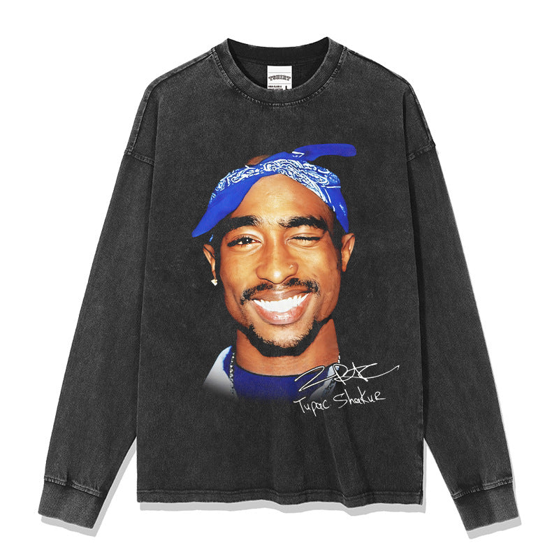 Tupac Smiling Signature Sweatshirt