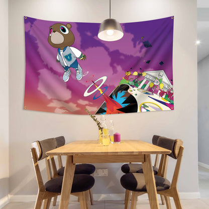 Kanye West Graduation Album Cover Tapestry