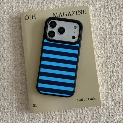 Blue Stripes iPhone Case