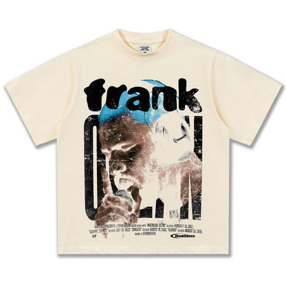 Frank Ocean Singing Retro Design T-Shirt