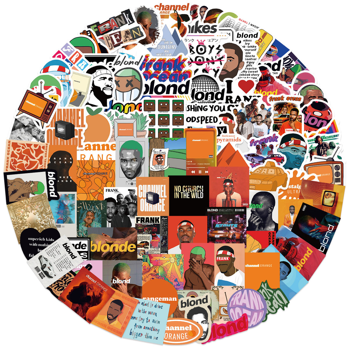 105 Frank Ocean Waterproof Stickers