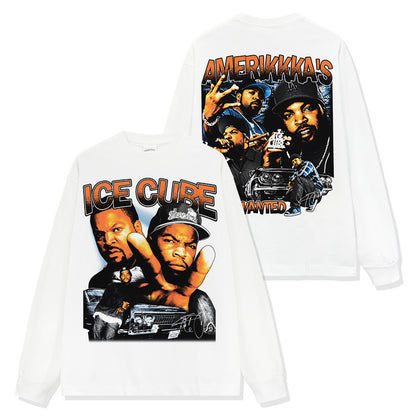 Ice Cube Double-sided Montage Sweatshirt