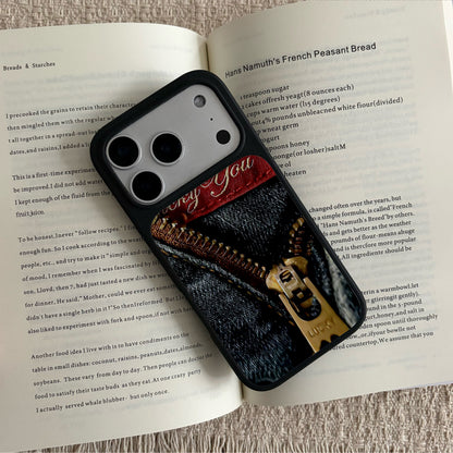 Lucky You Jeans iPhone Case