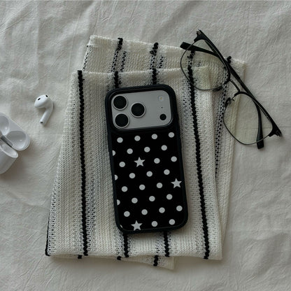 Polka Dot Stars iPhone Case