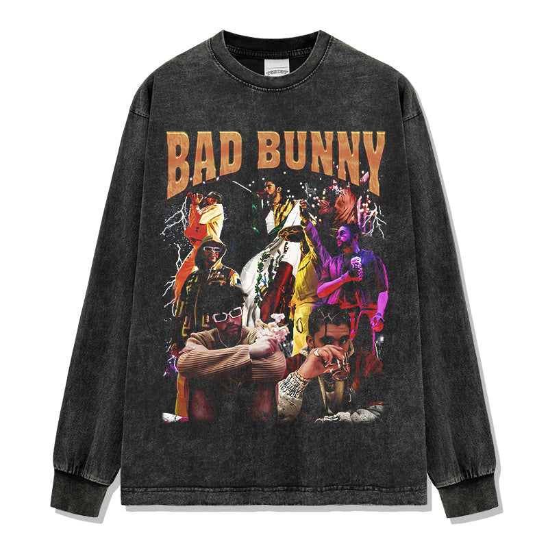 Retro Bad Bunny Collage Sweatshirt