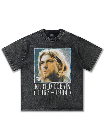 Nirvana Kurt D. Cobain Homage T-Shirt