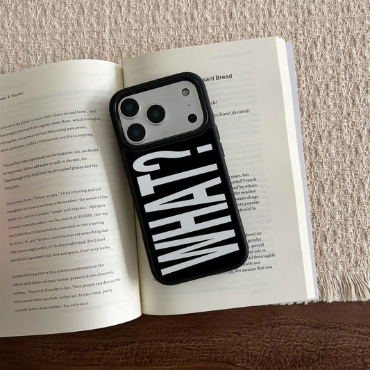 WHAT? iPhone Case