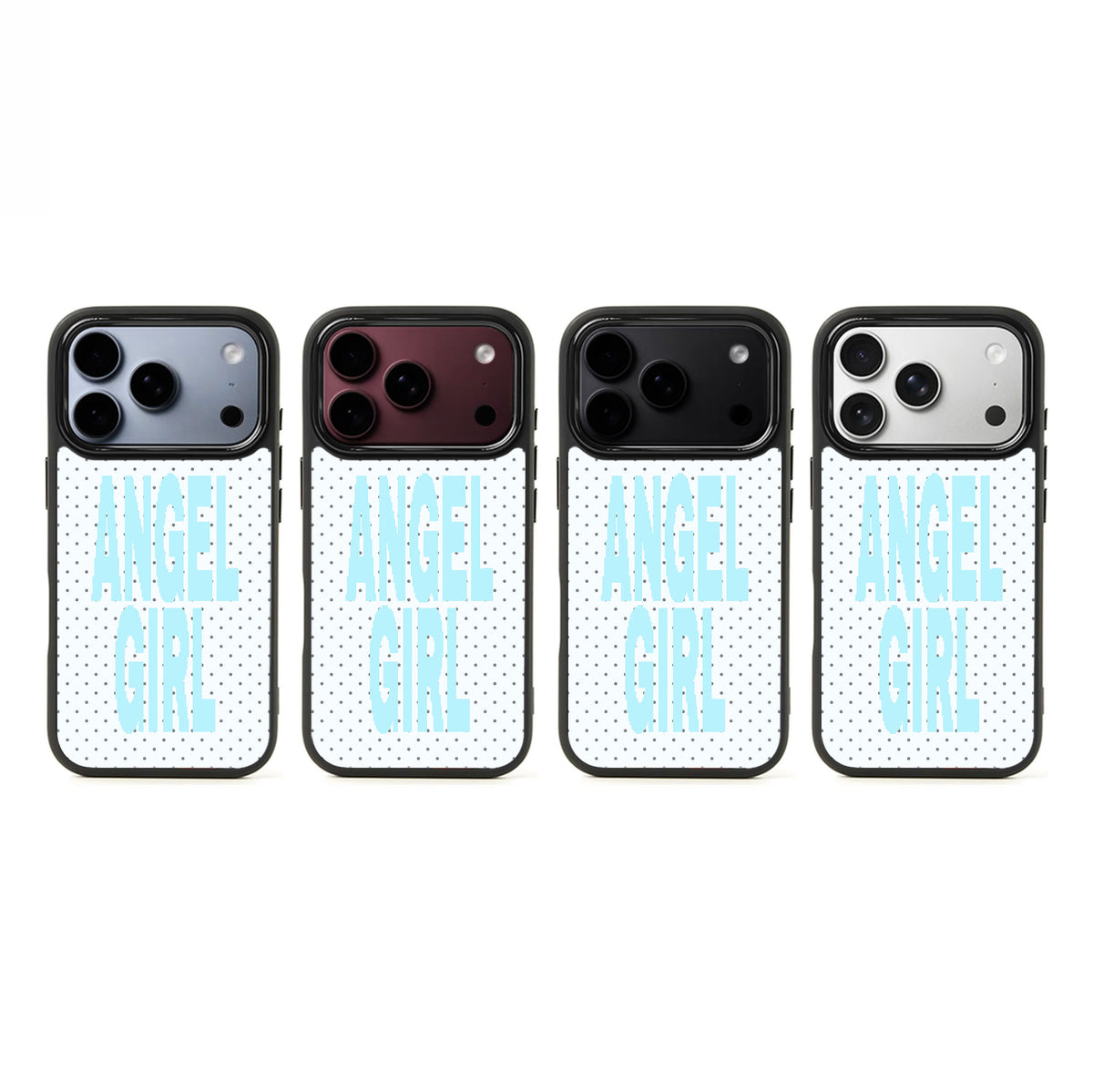 Angel Girl Polka Dots iPhone Case