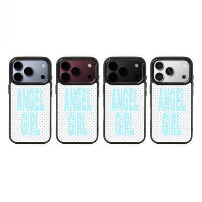 Angel Girl Polka Dots iPhone Case