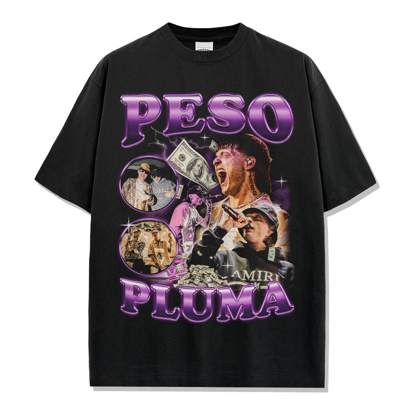 Peso Pluma Purple Montage T-shirt